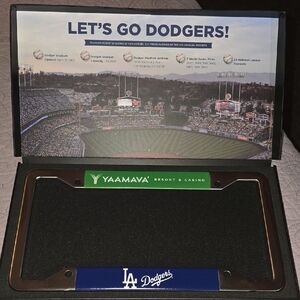 LA Dodgers License Plate Frame (By Yaamava - Partner of the Los Angeles Dodgers)